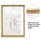 Americanflat Floating Aluminum Picture Frame - Sleek Aluminum Photo Frame for Wall Display - Black Metal Molded Frame - Shatter Resistant Glass - Hanging Hardware